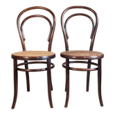 Paire de chaise n°14 Fischel 1900 ca