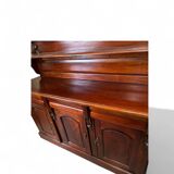 Large elegant English mahogany buffet - 19th century