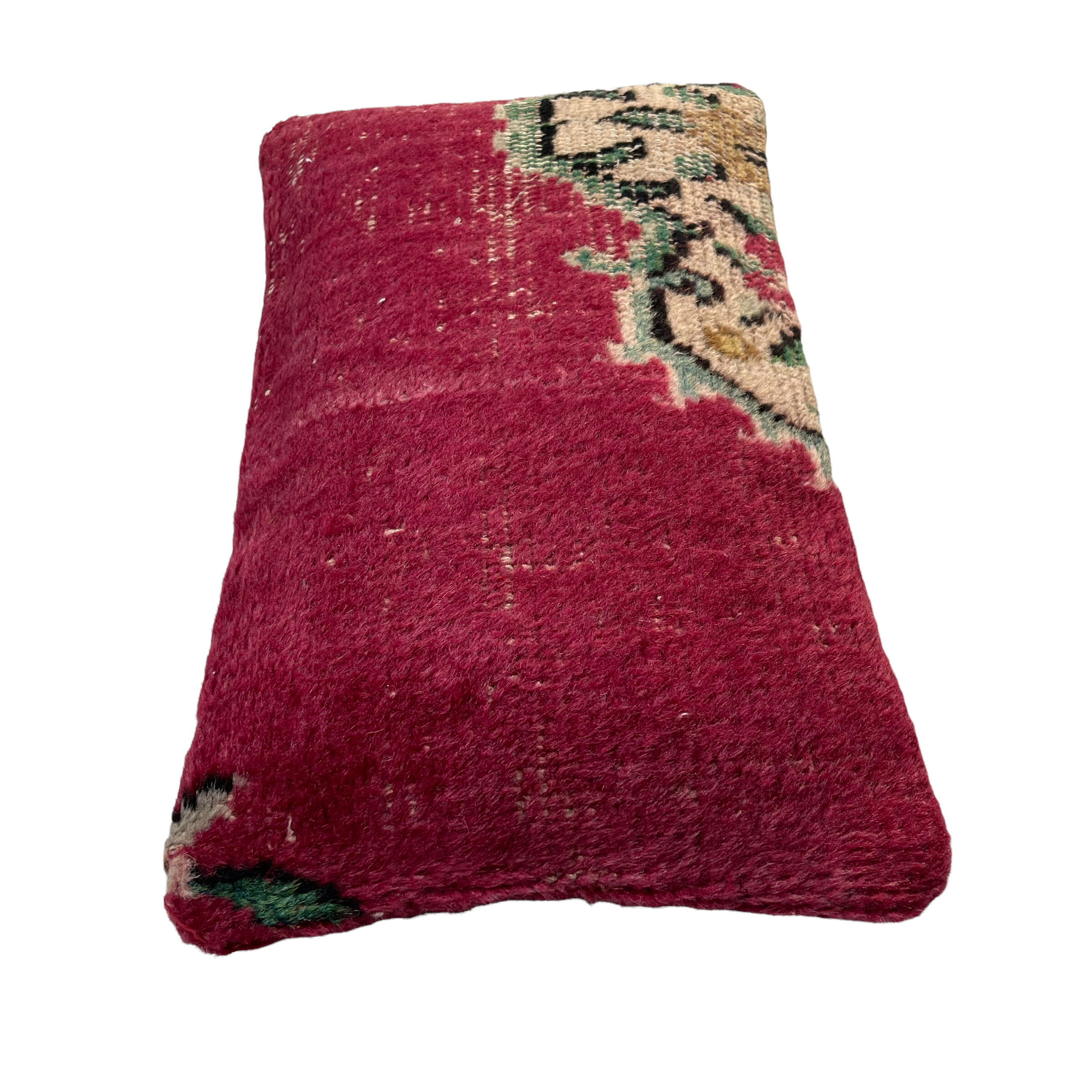 Vintage turkish rug cushion cover, 30 x 50 cm