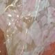 1970s triangular wall lamp or chandelier in transparent Murano glass 35x35x