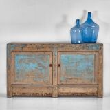 Ancien buffet de salle à manger bleu ciel (vers 1920)