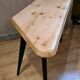 Scadinave coffee table in solid pine glued unsigned 100x35h 50