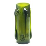 Vase Art Nouveau, en verre, conçu par J. Słuczan-Orkusz, Pologne, années 1970
