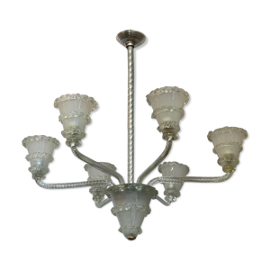 Lustre en verre de Venise,