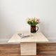 Mid-century travertine coffee table