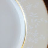 5 porcelain dessert plates from Limoges - Deshoulières and Guy Degrenne