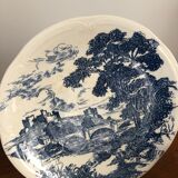 Assiette Gien bleue vintage