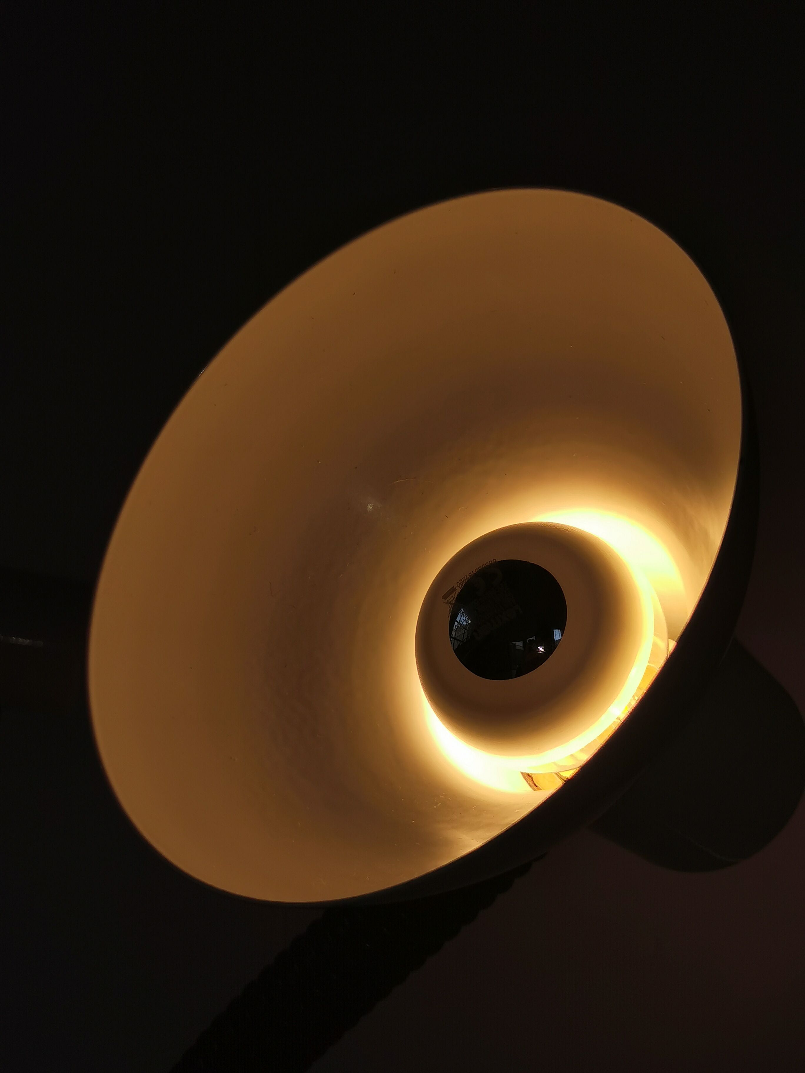 Space age lamp with 4 articulated spots, eyeball, sci-fi, 1970.