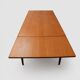Table à manger extensible vintage des années 60