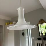 opaline pendant light - Sweden, 1970s