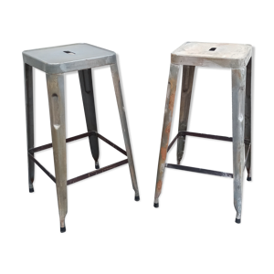 Paire de tabourets en