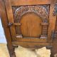 Vintage Old Charm Furniture Canted Side Cabinet English Country House  1970