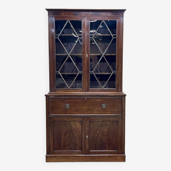 19th century Victorian mahogany secretary bookcase