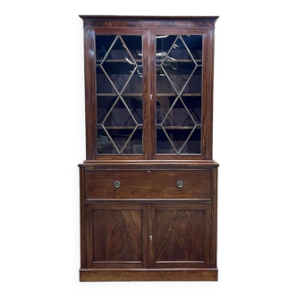 19th century Victorian mahogany secretary bookcase