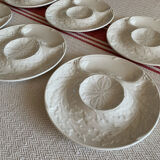 Gien asparagus plate set
