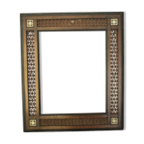 Large oriental frame with moucharabieh decoration