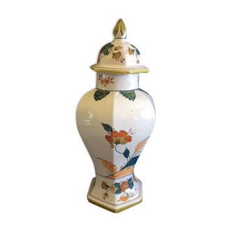 Bocal avec couvercle en porcelaine