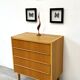 Oak Drawer Cabinet, Denmark, 1970s, Mid-Century, Vintage