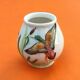 Ceramic vase floral decoration