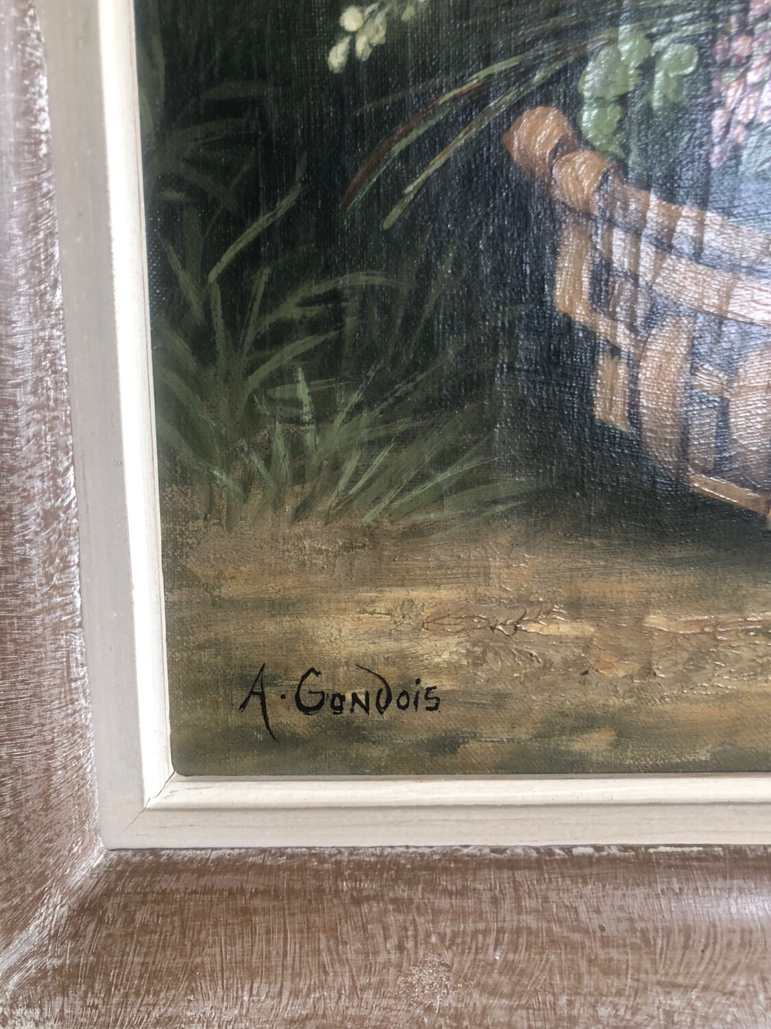 Bouquet of lilacs oil on canvas