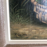 Bouquet of lilacs oil on canvas