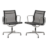 2 office chairs Vitra Charles & Ray Eames EA 104 Aluminium