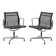 2 office chairs Vitra Charles & Ray Eames EA 104 Aluminium