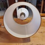 Vintage 1970s White Opaline Lamp