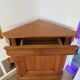 Beautiful corner cupboard - cherry stain - Drawer - one door - Louis Philippe style