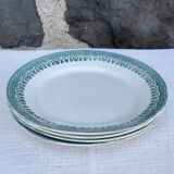 Set de 4 assiettes à dessert Terre de fer modèle Service Congo