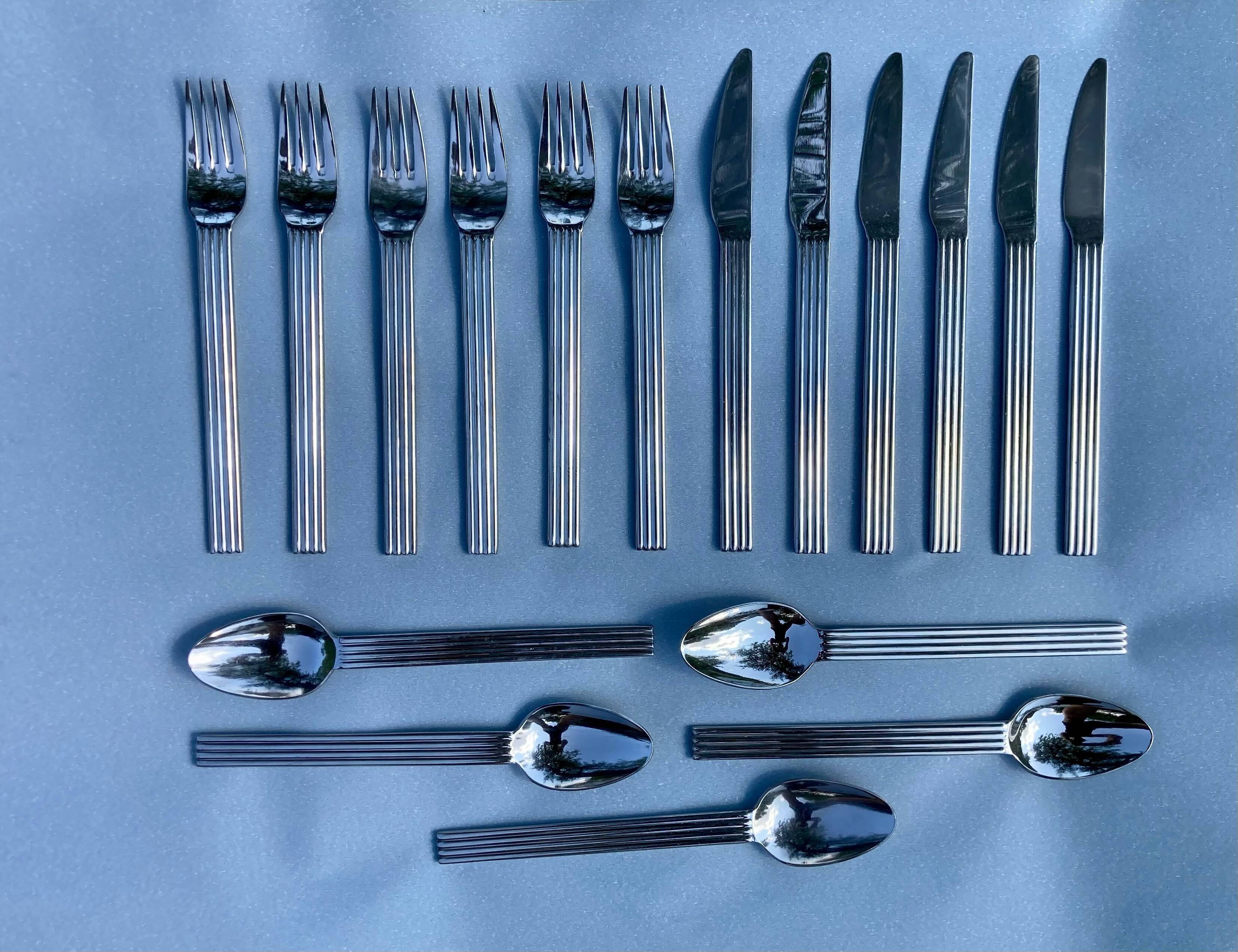 Set of 18 Strateg IKEA Flatware Cutlery Set, 1990s, Design by Ehlen Johansson