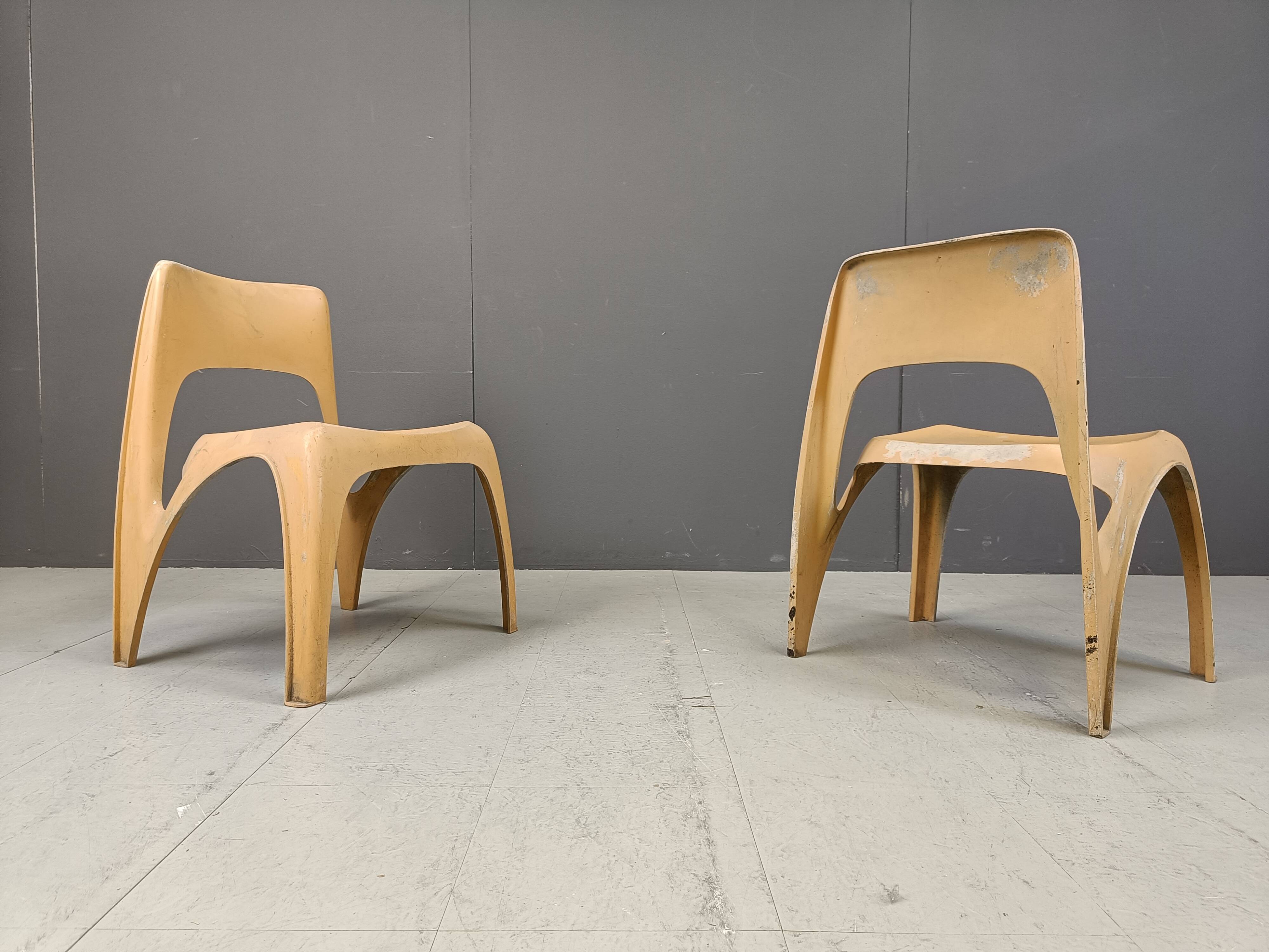 German dining set by Preben Fabricius for Interplast, 1970s