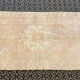 Handmade vintage pastel area rug