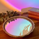 Plateau miroir vintage