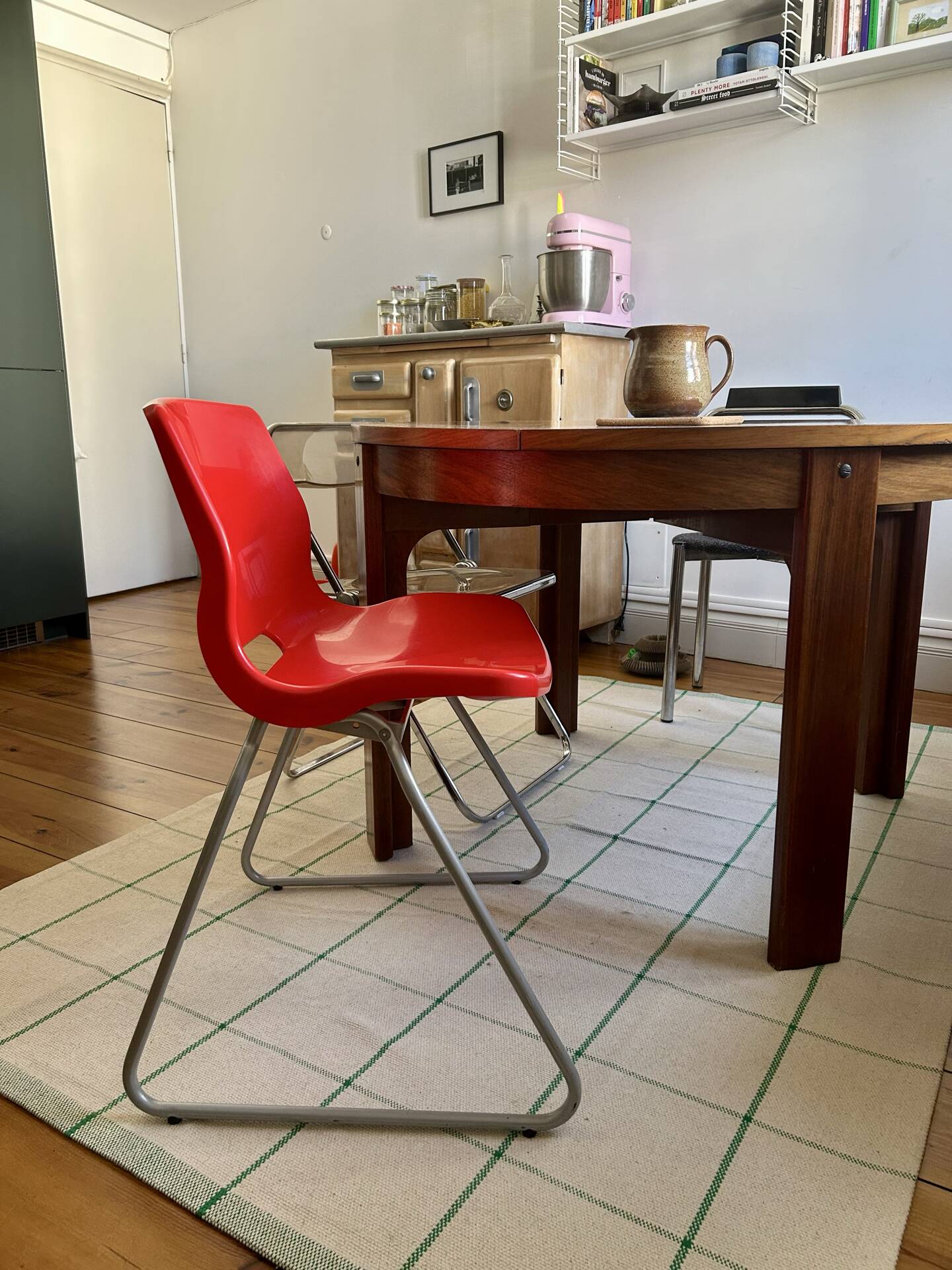Red vintage 90's Ikea chair