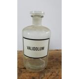 Brocante apothecary bottle 1 ltr with various prints