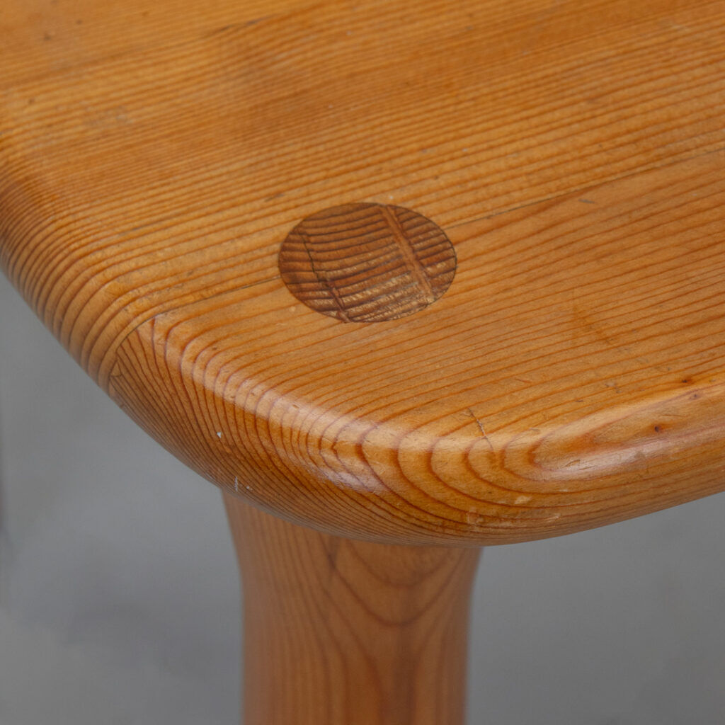 Set of 4 Alder Wood Opus Dining Chairs by Team 7 Austria