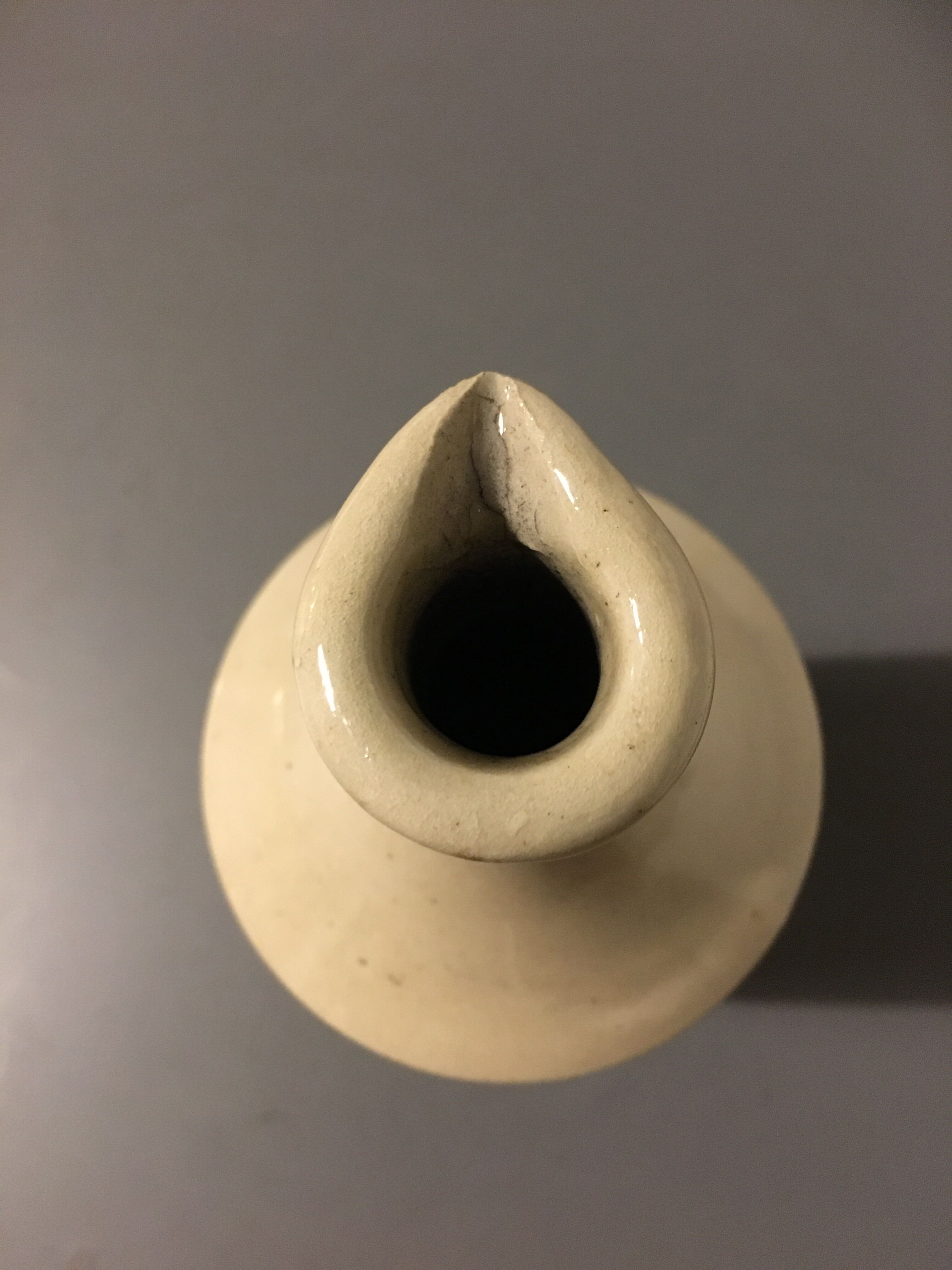 Glaze stoneware bottle signed Paul Langeron Pont-des-Vernes