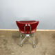 Swivel chair, chrome frame and faux leather, 1960s