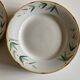 Set of 7 Sarreguemines Bamboo 1880 ironstone plates