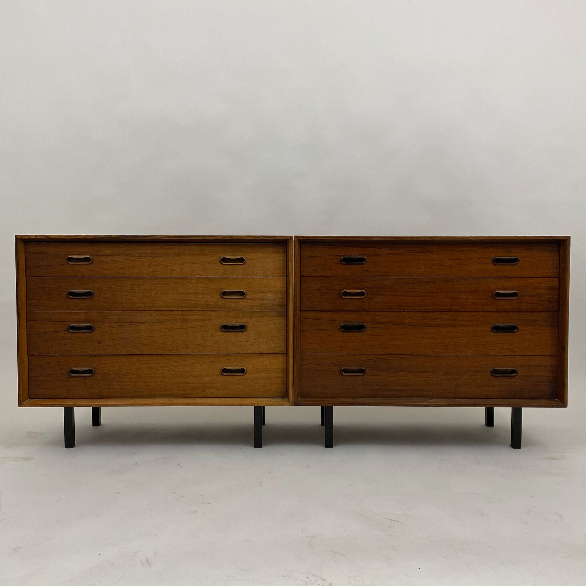 Pair of Scandinavian rosewood dressers from the 60s.
