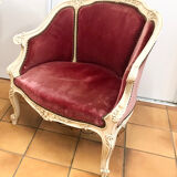 Fauteuil bergère ancien entièrement restauré