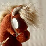 Vintage Sulky horse tricycle in wood and plush
