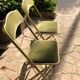 Paire de chaises pliantes