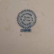 Set of three plates