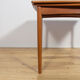 Mid-century square extendable teak dining table, Denmark, 1960s