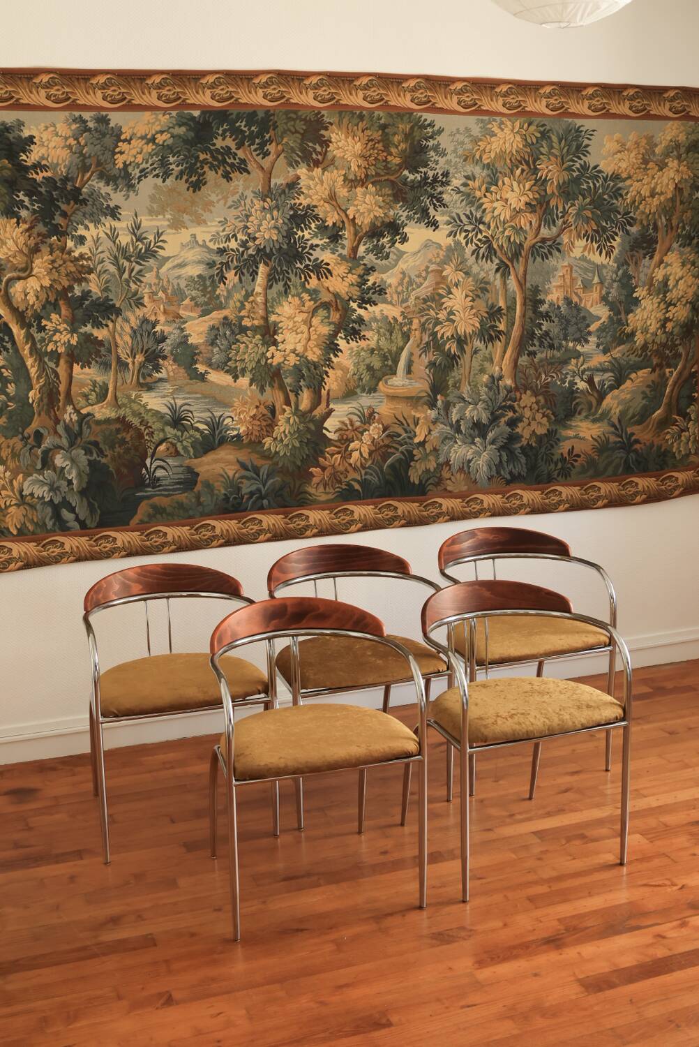 Antique wall tapestry