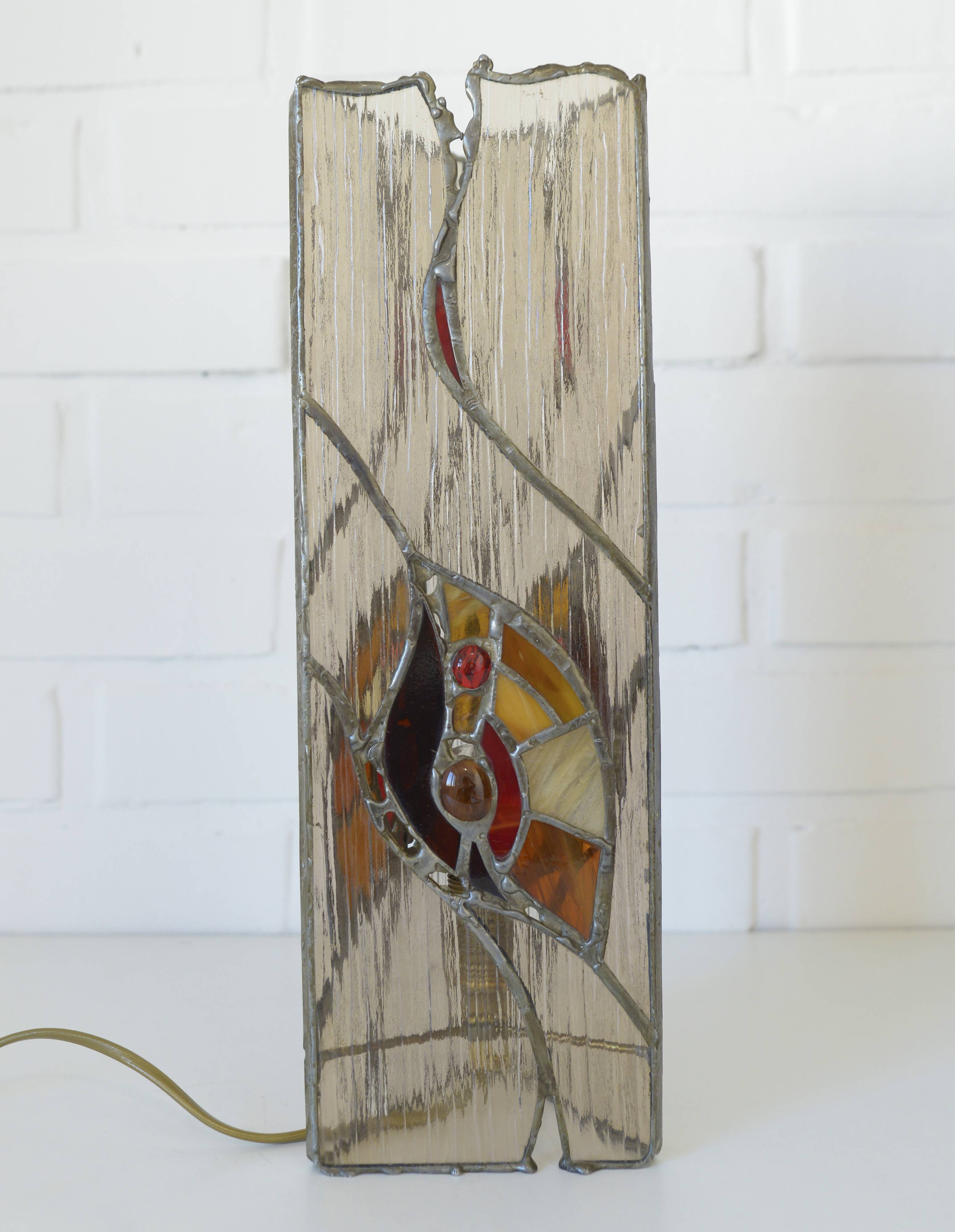 Vintage Bedside Tiffany Style Lighting Unique Lamp Vitrage Handmade Light