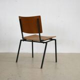 Set of 10 industrial chairs