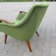 Paire de fauteuils années 50 design Rare
